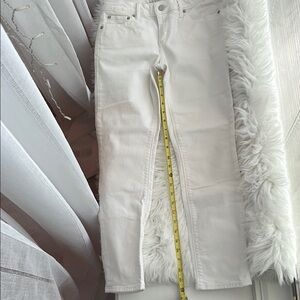 Lucky brand White lolita crop Jeans